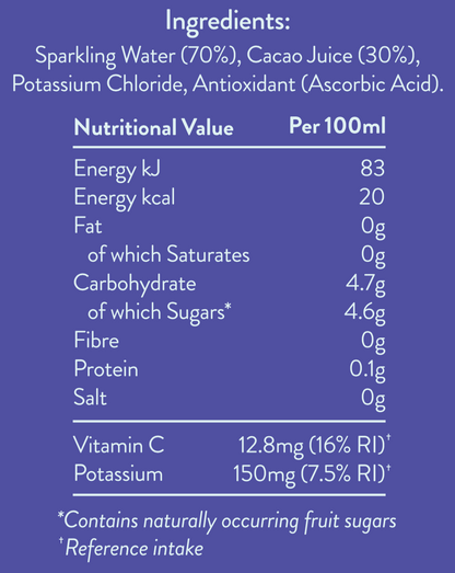 WOW CACAO - Sparkling (12 x 275ml)